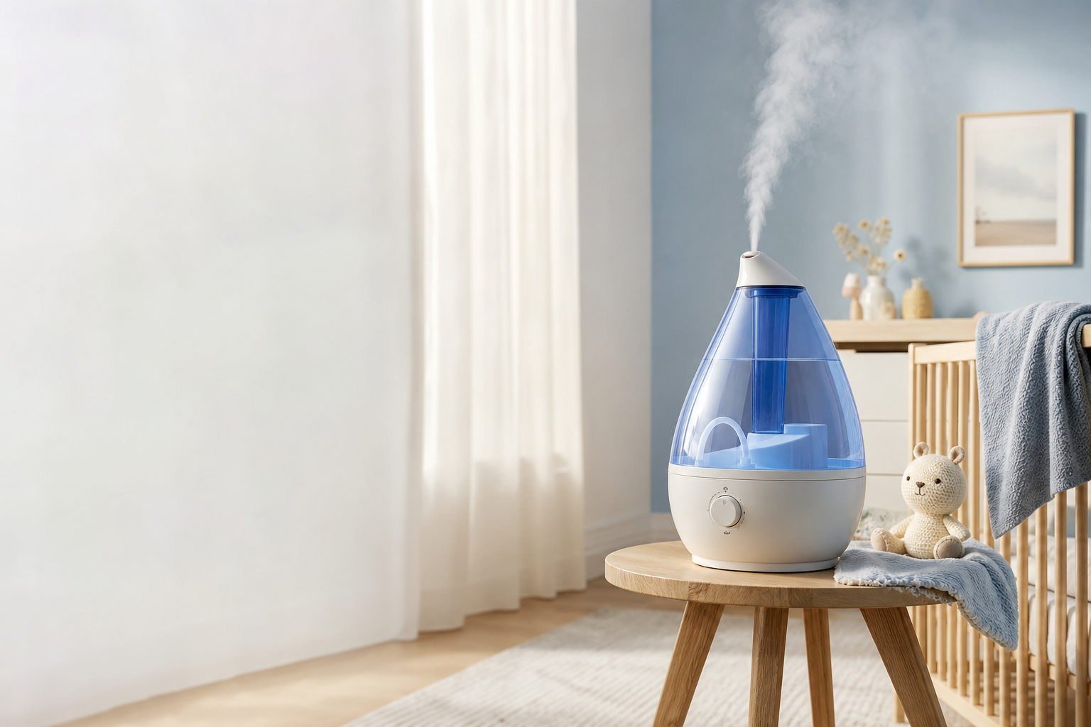 Choose a baby humidifier for healthier nursery air