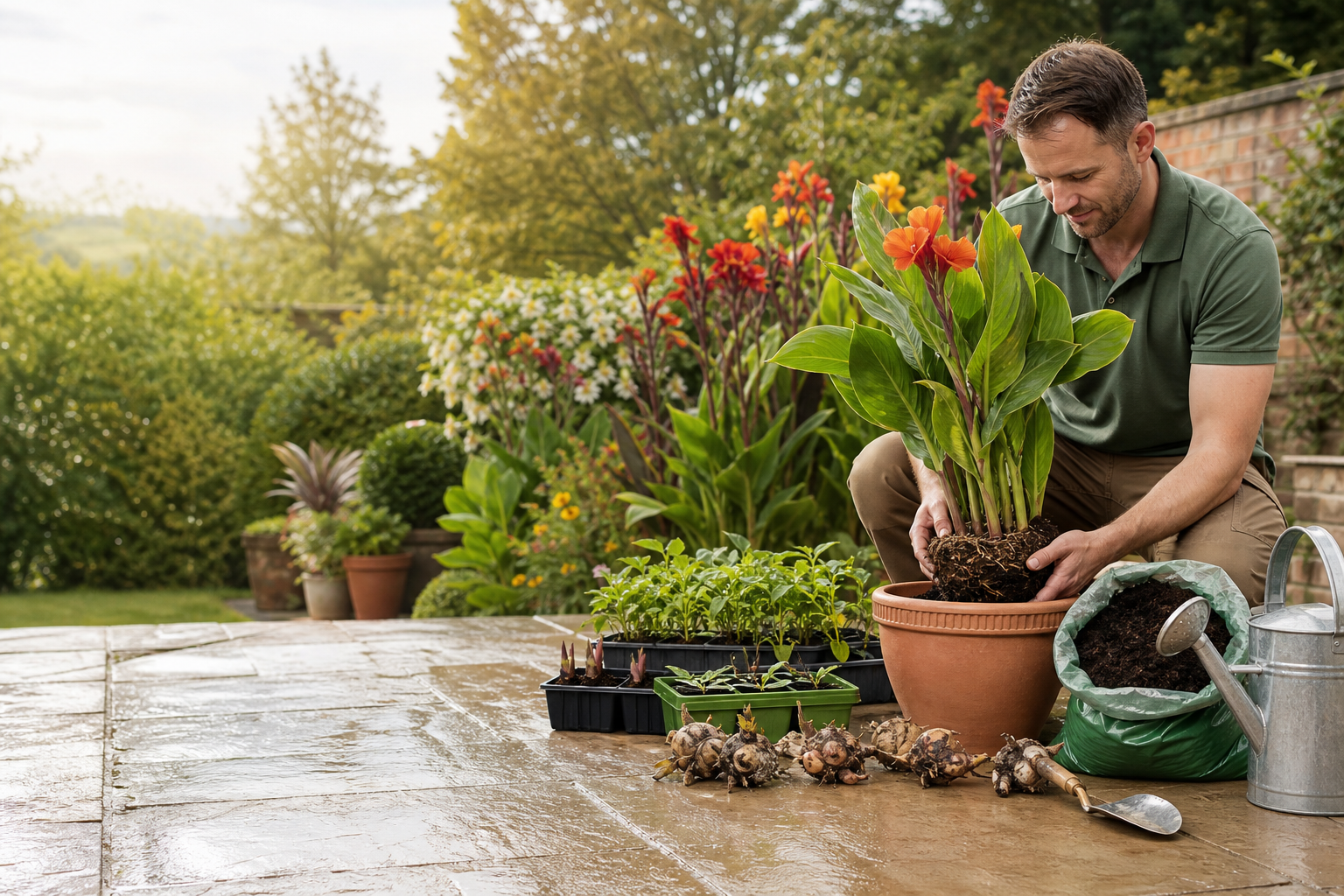 Canna plants and canna seeds for vivid summer borders