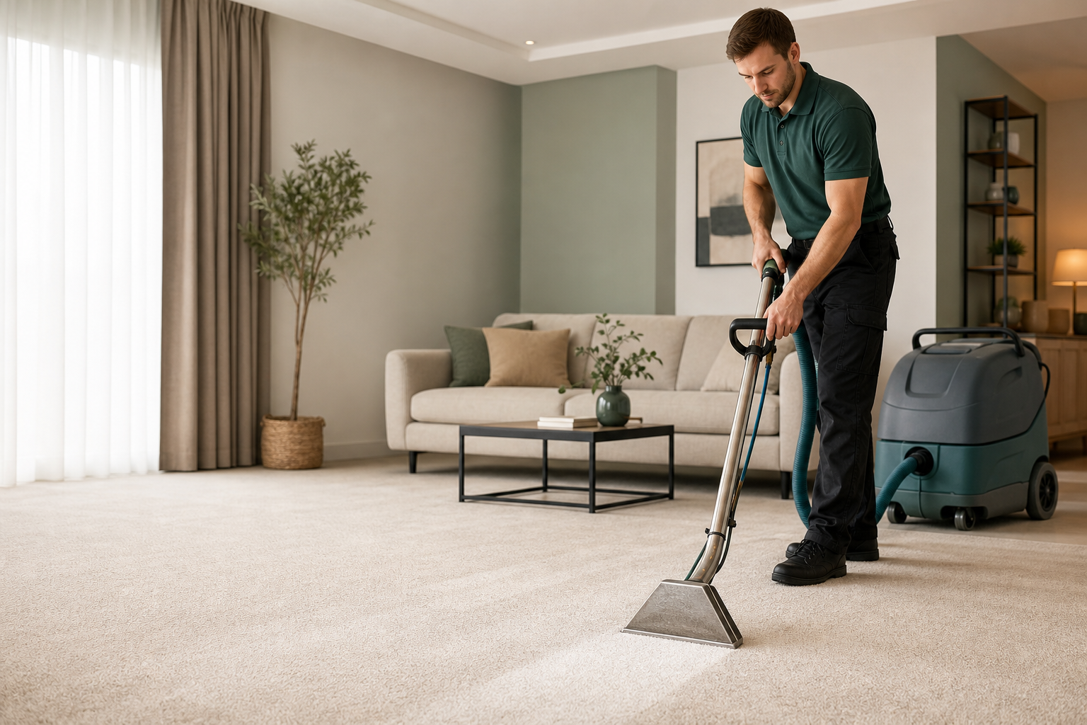 Carpet cleaning that lifts stains, odours and everyday wear