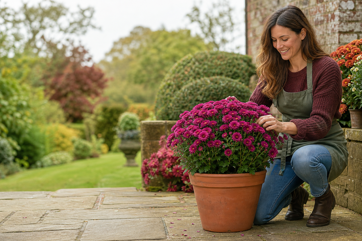 Chrysanthemum plants for pots, borders and autumn colour