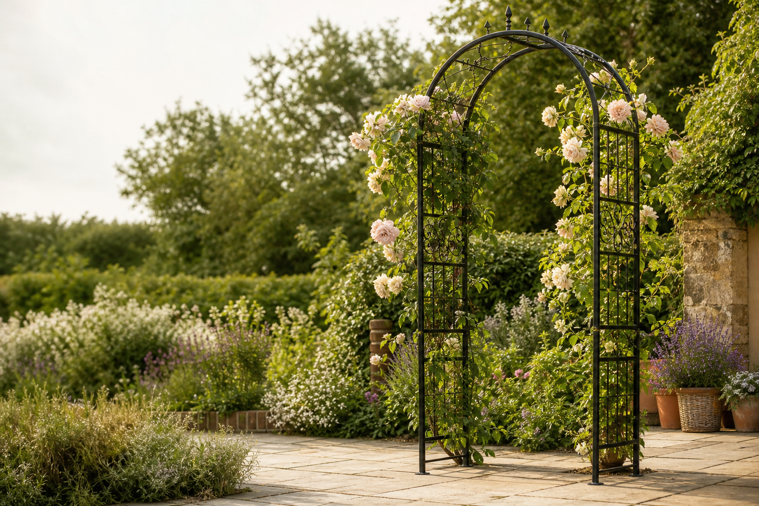 Cottage garden plants for borders, arches and pots