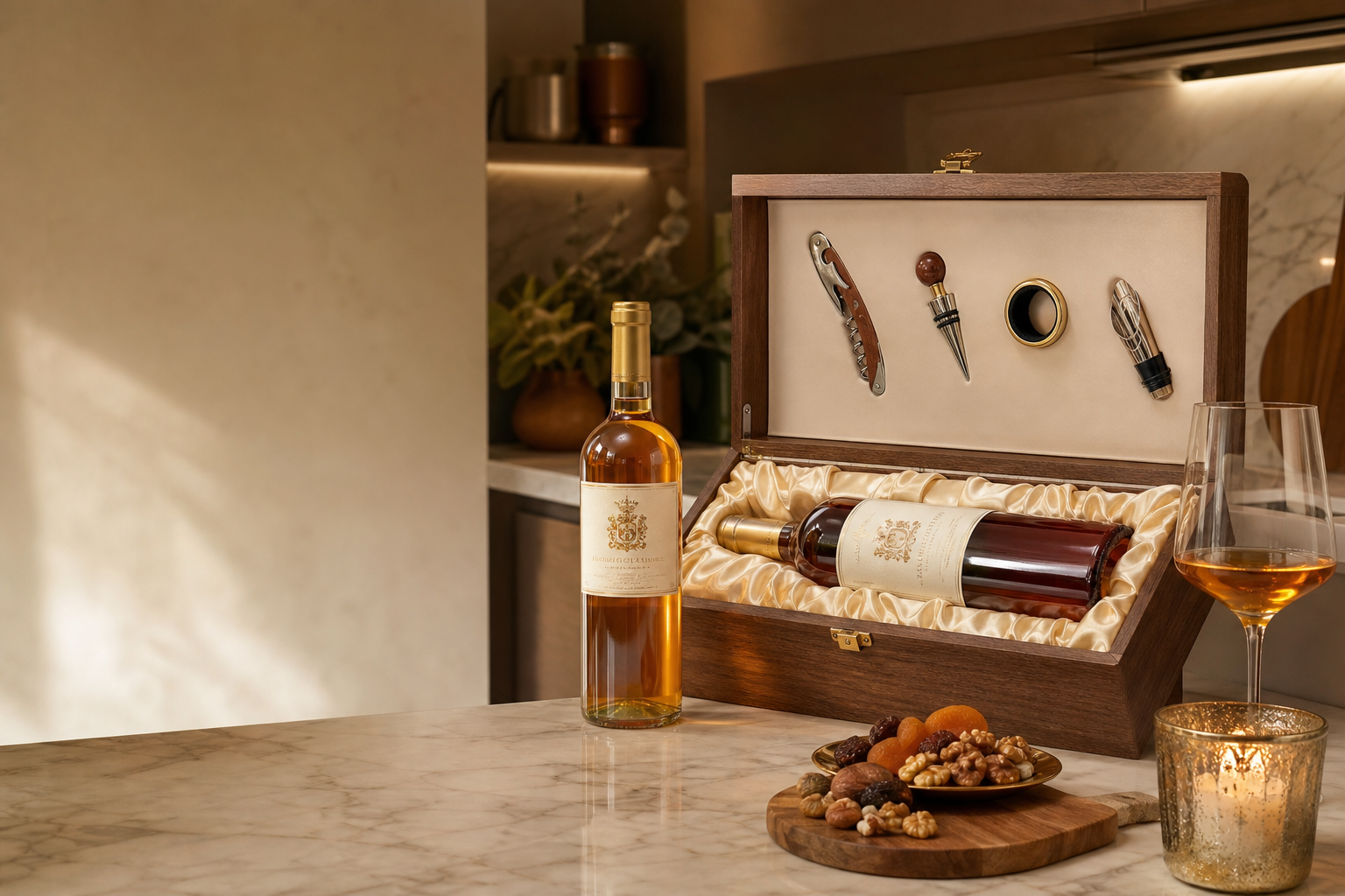 Dessert wines for after-dinner pouring and gifting