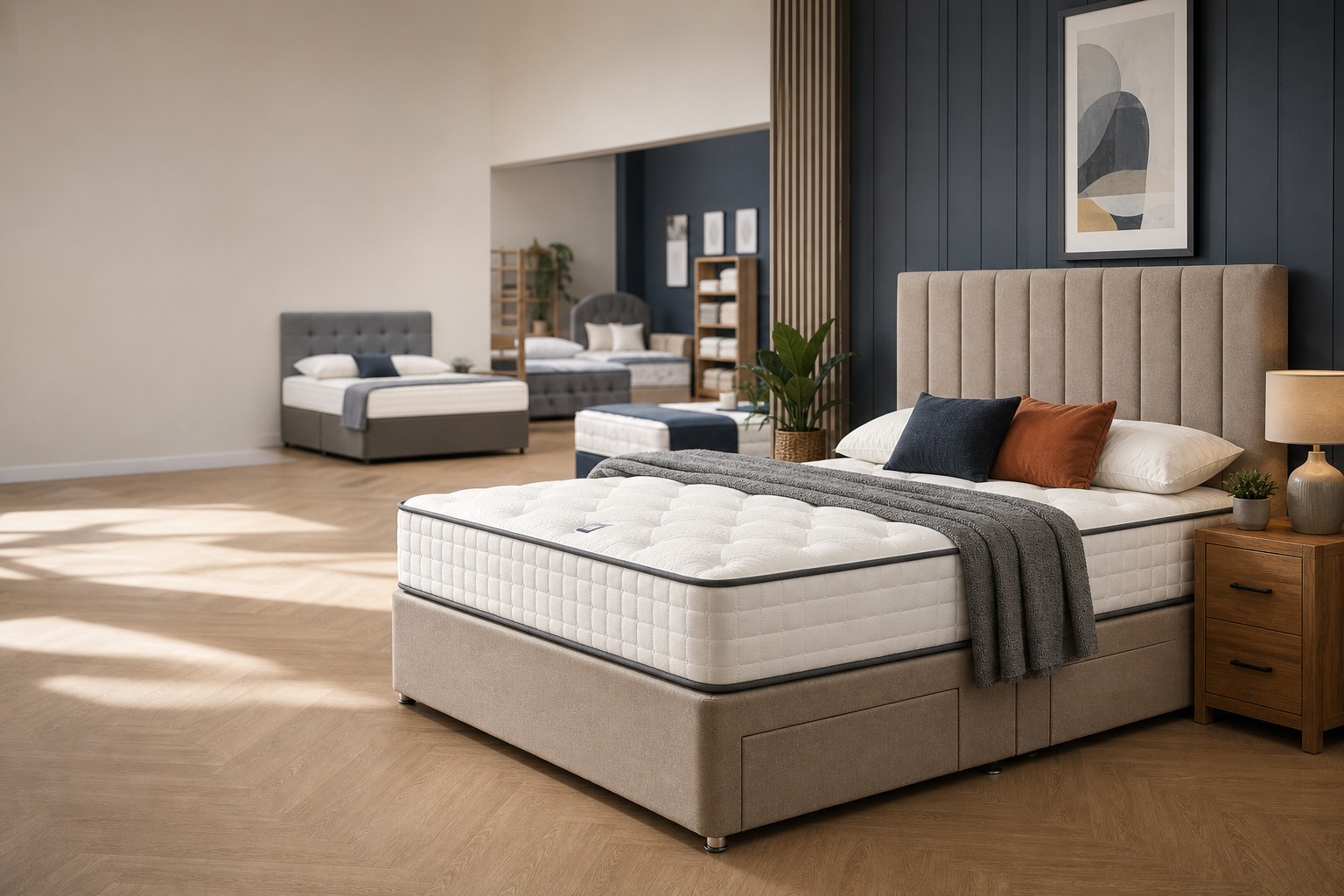 Factory beds, bed frames and mattresses for everyday homes