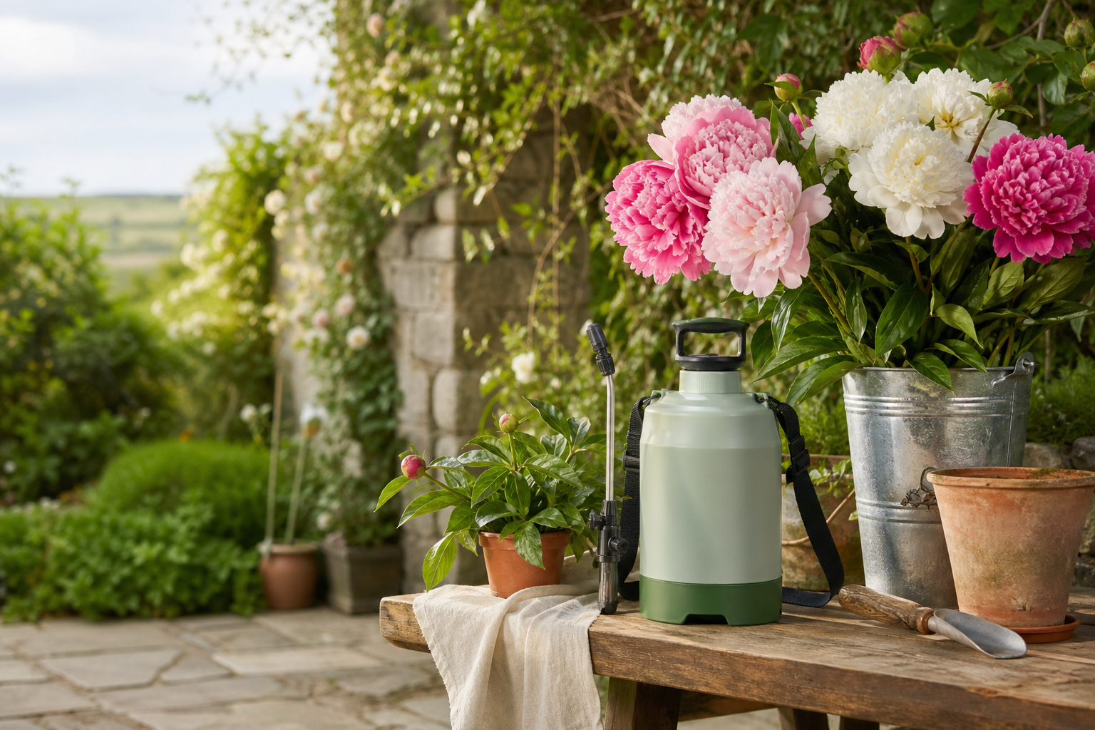Shop peony plants, blooms and care essentials