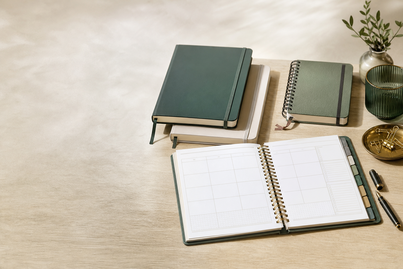 Personal organisers for tidy weeks and calmer plans