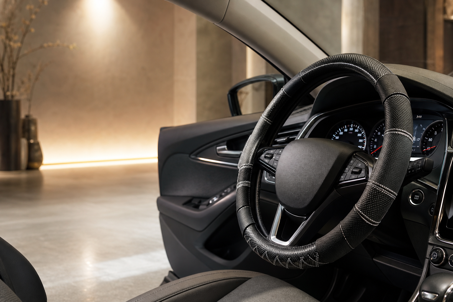 Steering wheel covers for a better drive