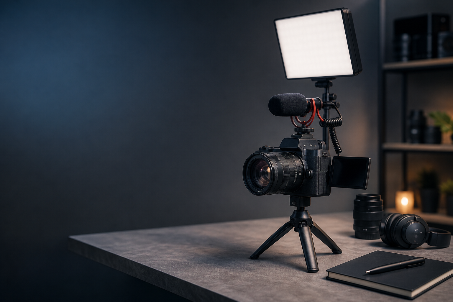Cameras, lighting and audio for better video